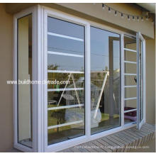 Fenêtres en aluminium à double vitre antivol à la sécurité avec meilleur prix